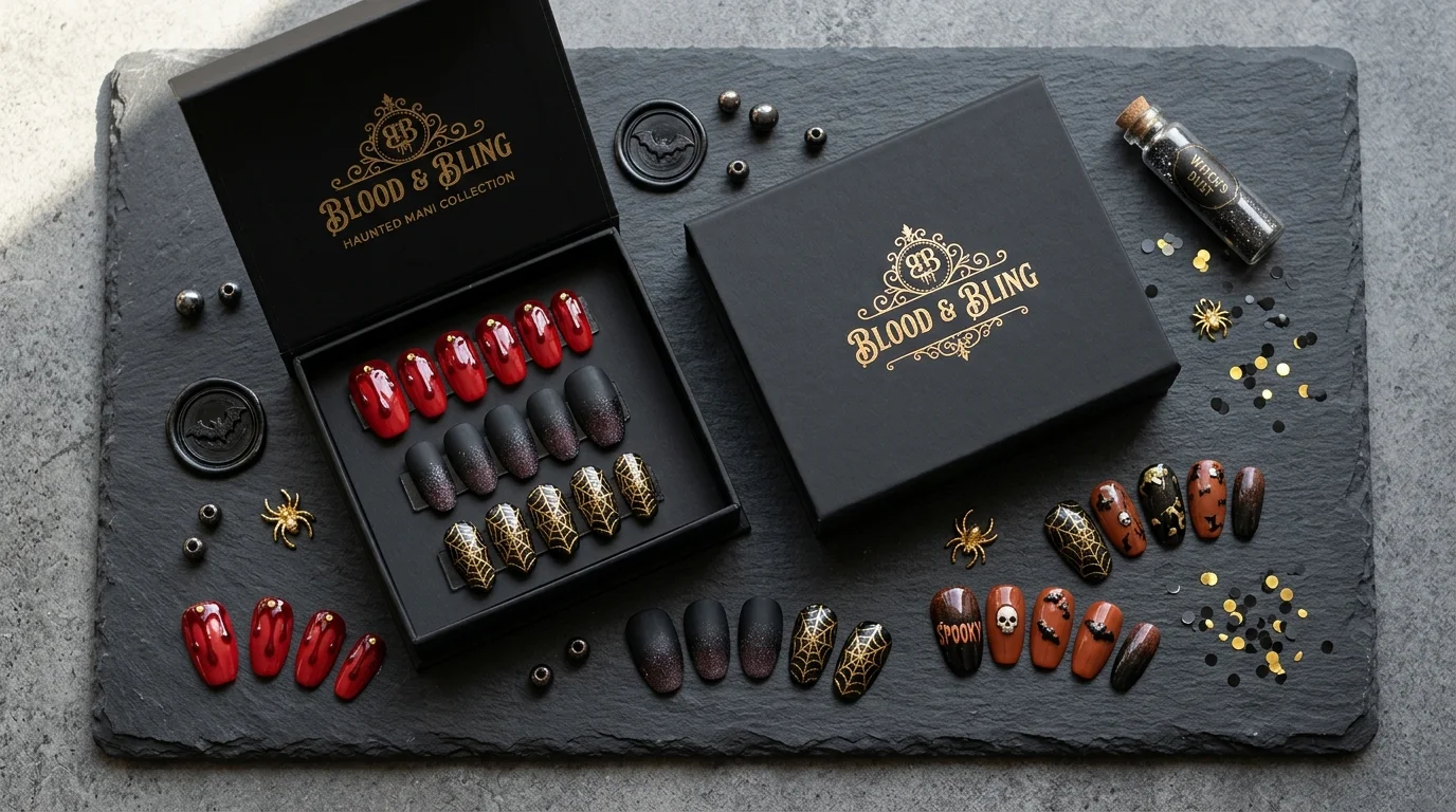 Hướng Dẫn Nhập Sỉ Nailbox Halloween: Xu Hướng Móng Ma Mị Từ Xưởng Nailbox Thủ Công