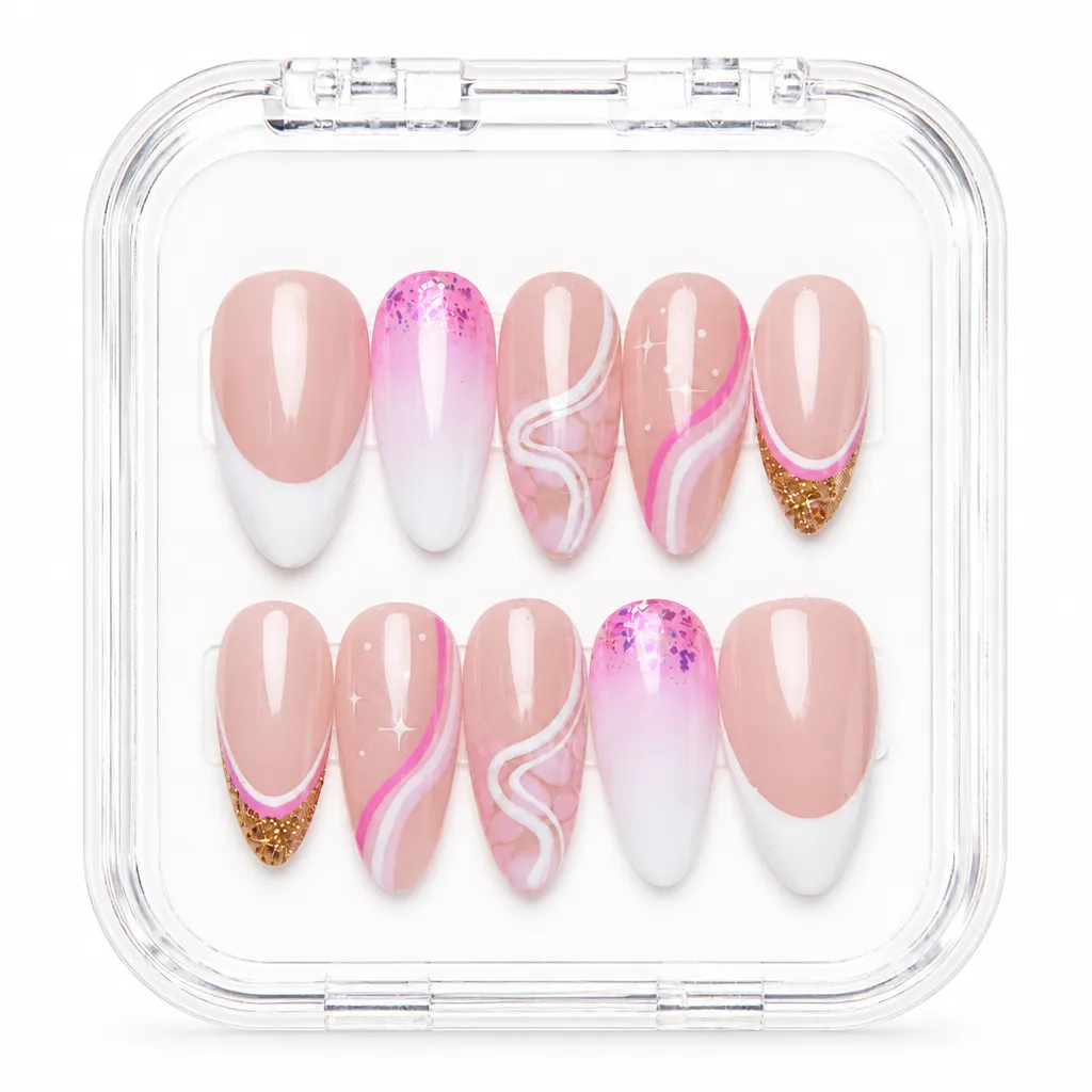Alchemy Swirl – Xưởng gia công Nailbox Sỉ thủ công