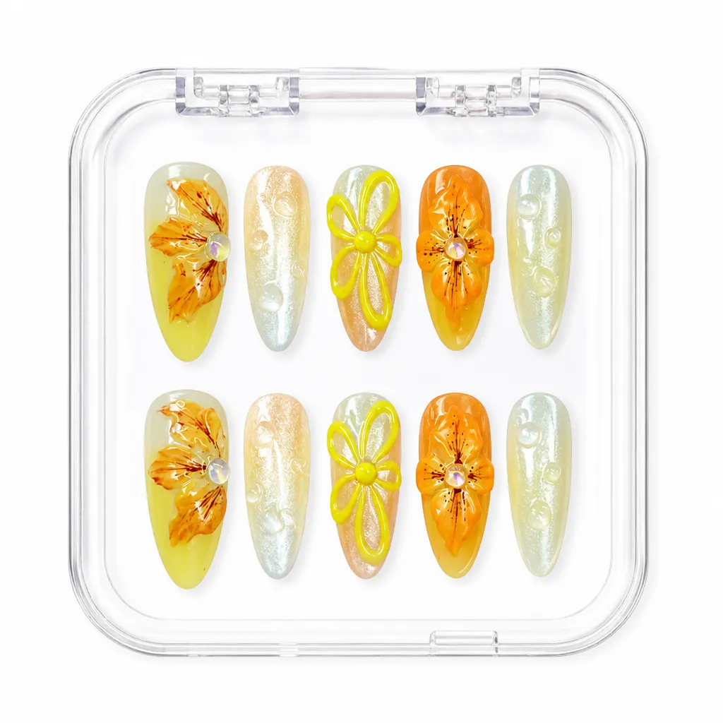 Amber Blossom Dew – Xưởng gia công Nailbox Sỉ thủ công