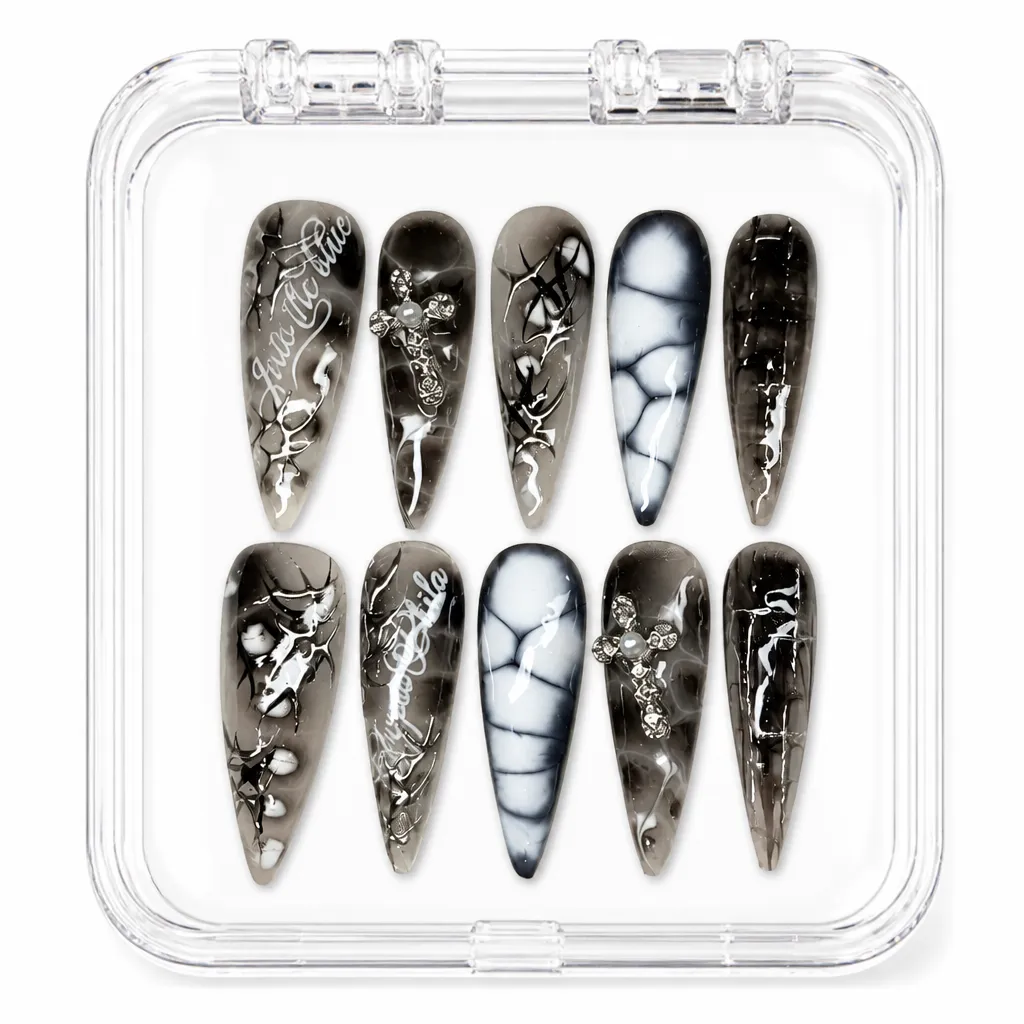 Aquaphila Gothic Marble – Xưởng gia công Nailbox Sỉ thủ công