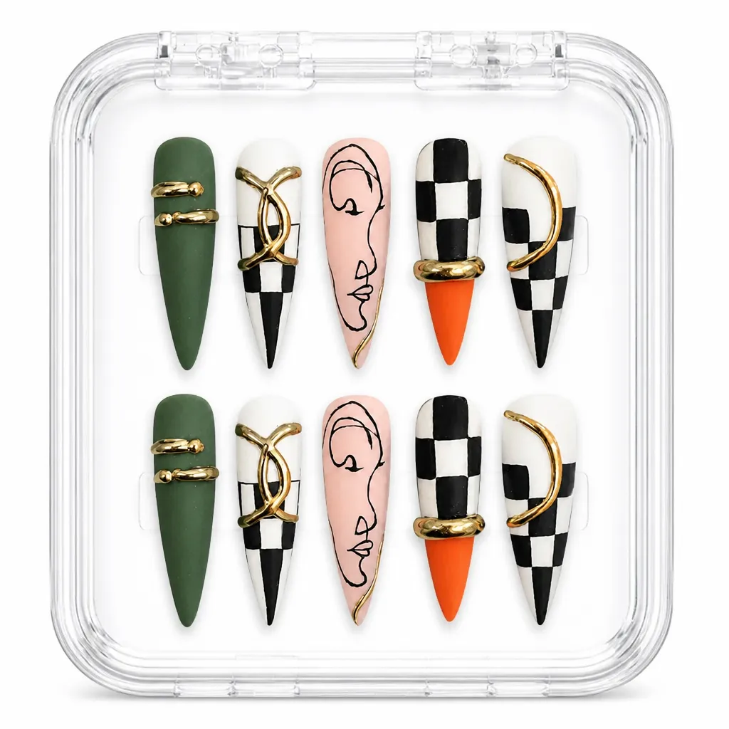 Artisan Checkered – Xưởng gia công Nailbox Sỉ thủ công