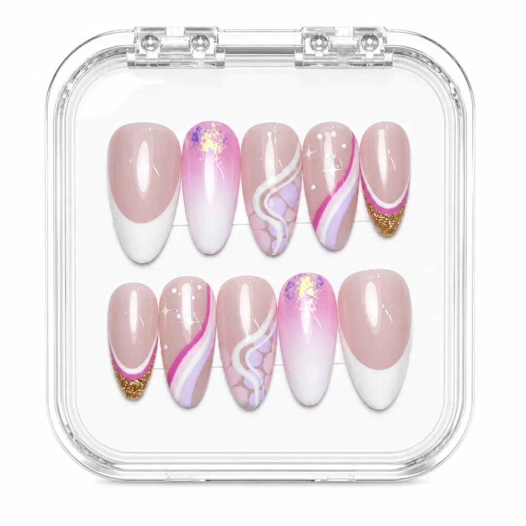 Aurora Gradient – Xưởng gia công Nailbox Sỉ thủ công