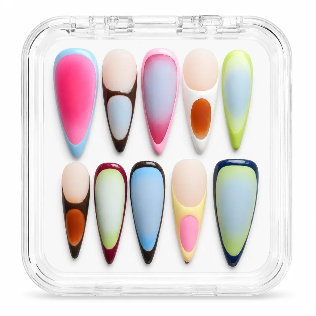 Aurora Gradient – Xưởng gia công Nailbox Sỉ thủ công