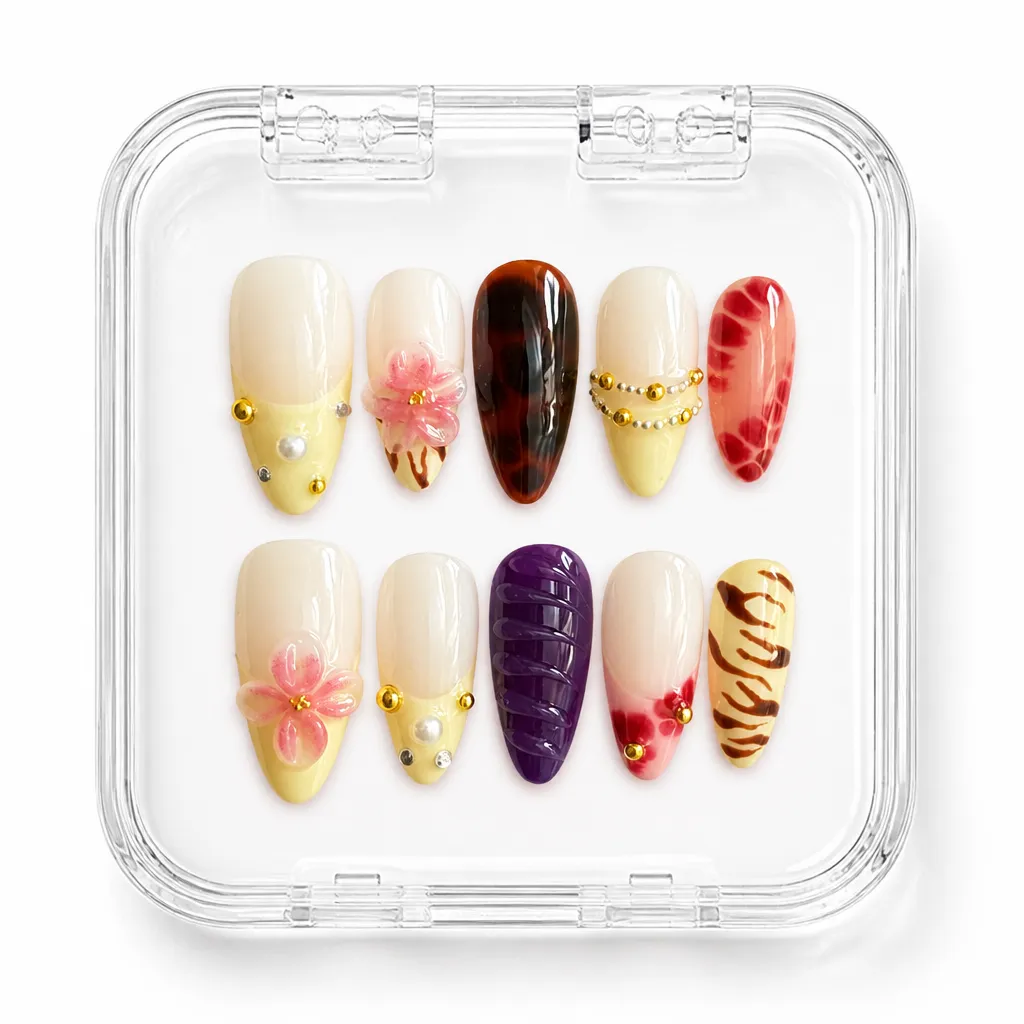 Autumn Bloom Eclectic – Xưởng gia công Nailbox Sỉ thủ công