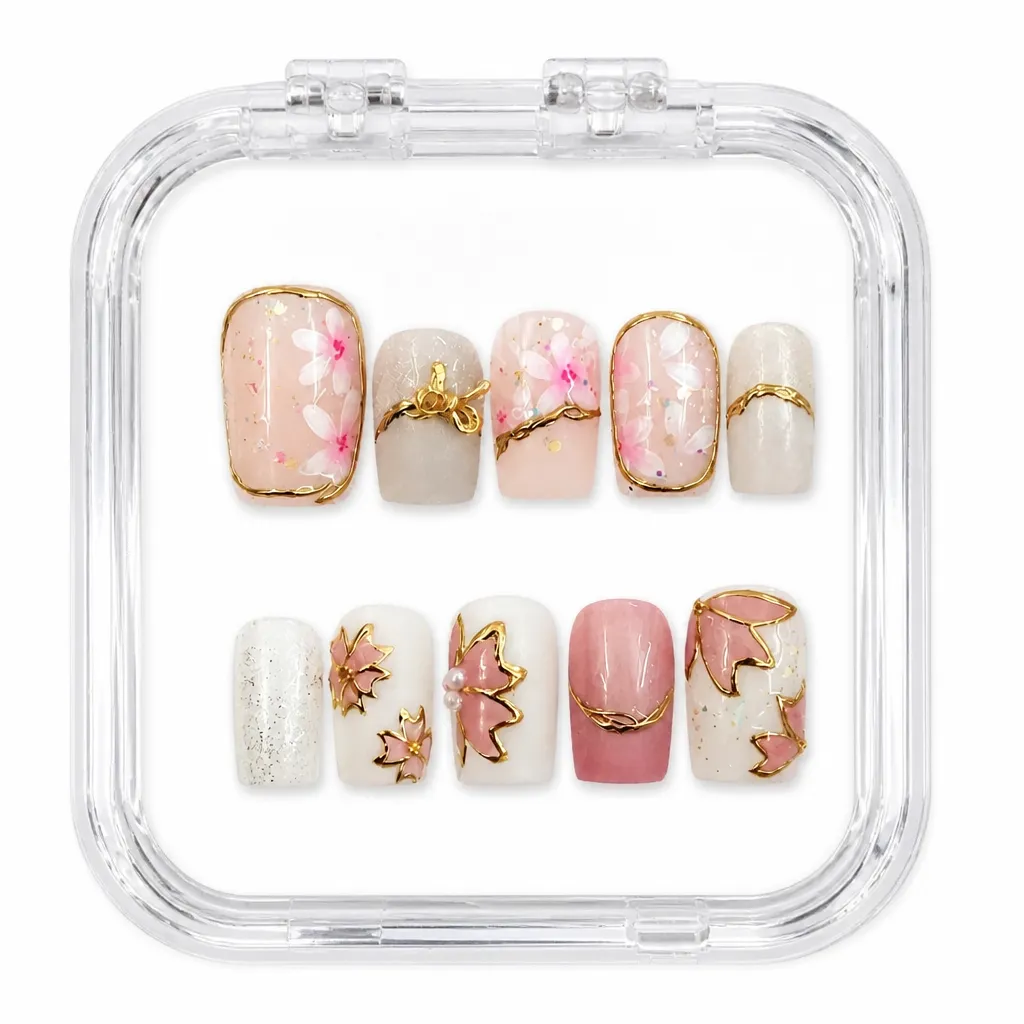 Autumn Elegance – Xưởng gia công Nailbox Sỉ thủ công
