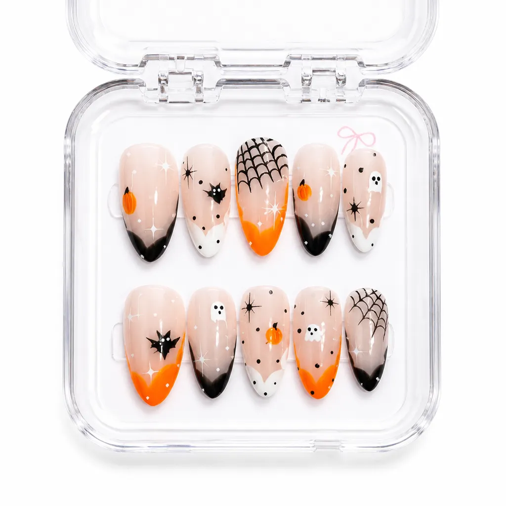 Autumn Flame – Mẫu Nailbox Sỉ Thiết Kế Thủ Công