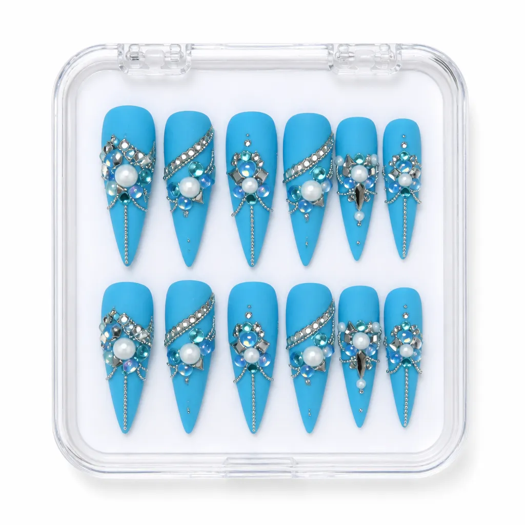 Azure Celestial – Xưởng gia công Nailbox Sỉ thủ công