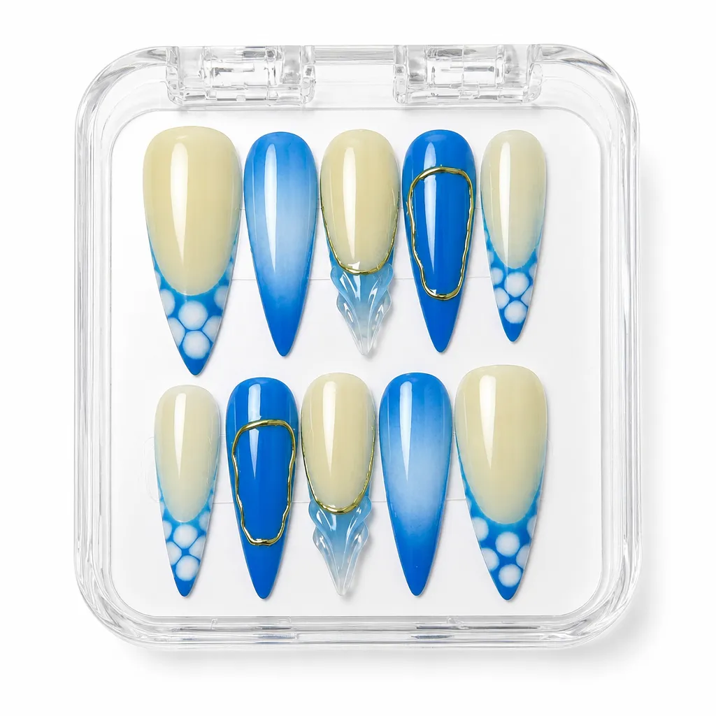 Azure Geometry – Xưởng gia công Nailbox Sỉ thủ công