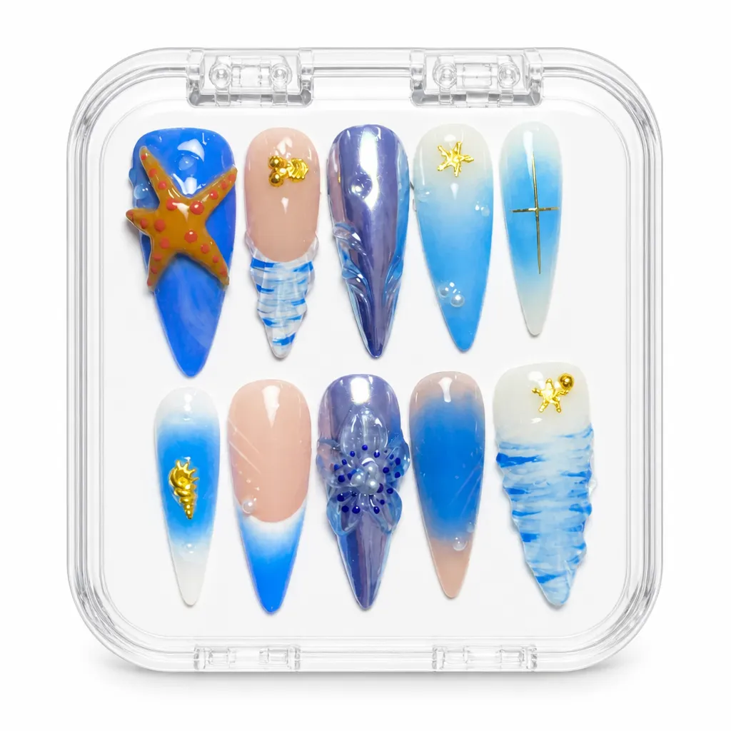 Azure Horizon – Xưởng gia công Nailbox Sỉ thủ công