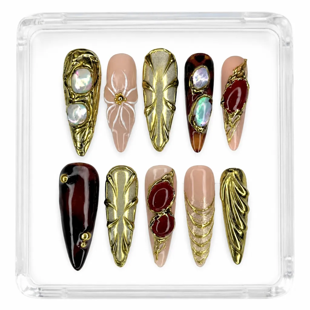 Baroque Luxury – Xưởng gia công Nailbox Sỉ thủ công