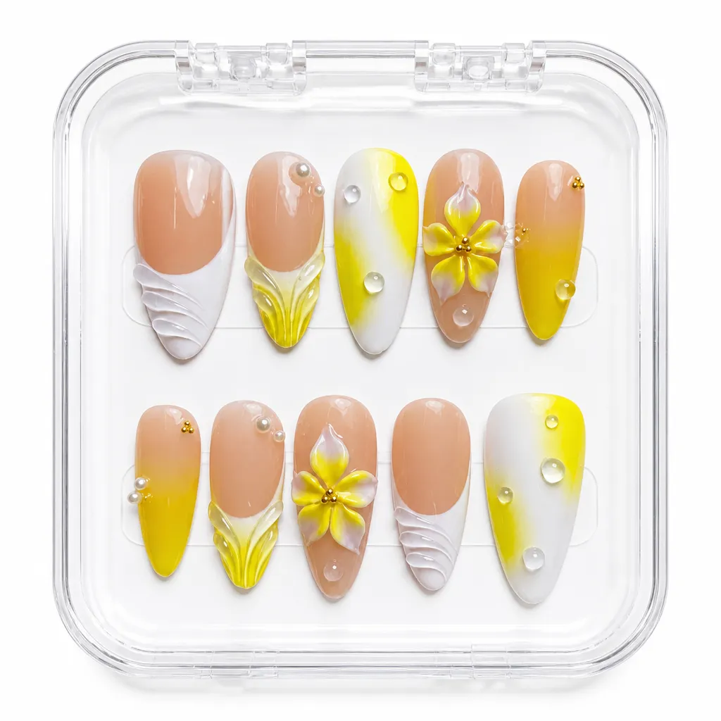 Bloom Citrine – Xưởng gia công Nailbox Sỉ thủ công