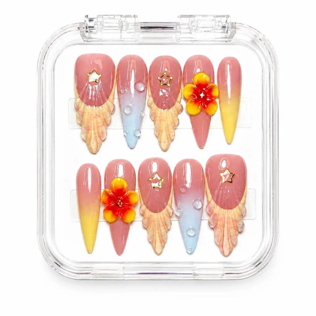 Bloom Ombre – Xưởng gia công Nailbox Sỉ thủ công