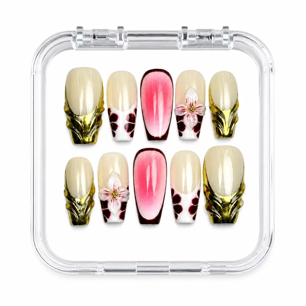 Blossom Luxe Coffin – Xưởng gia công Nailbox Sỉ thủ công