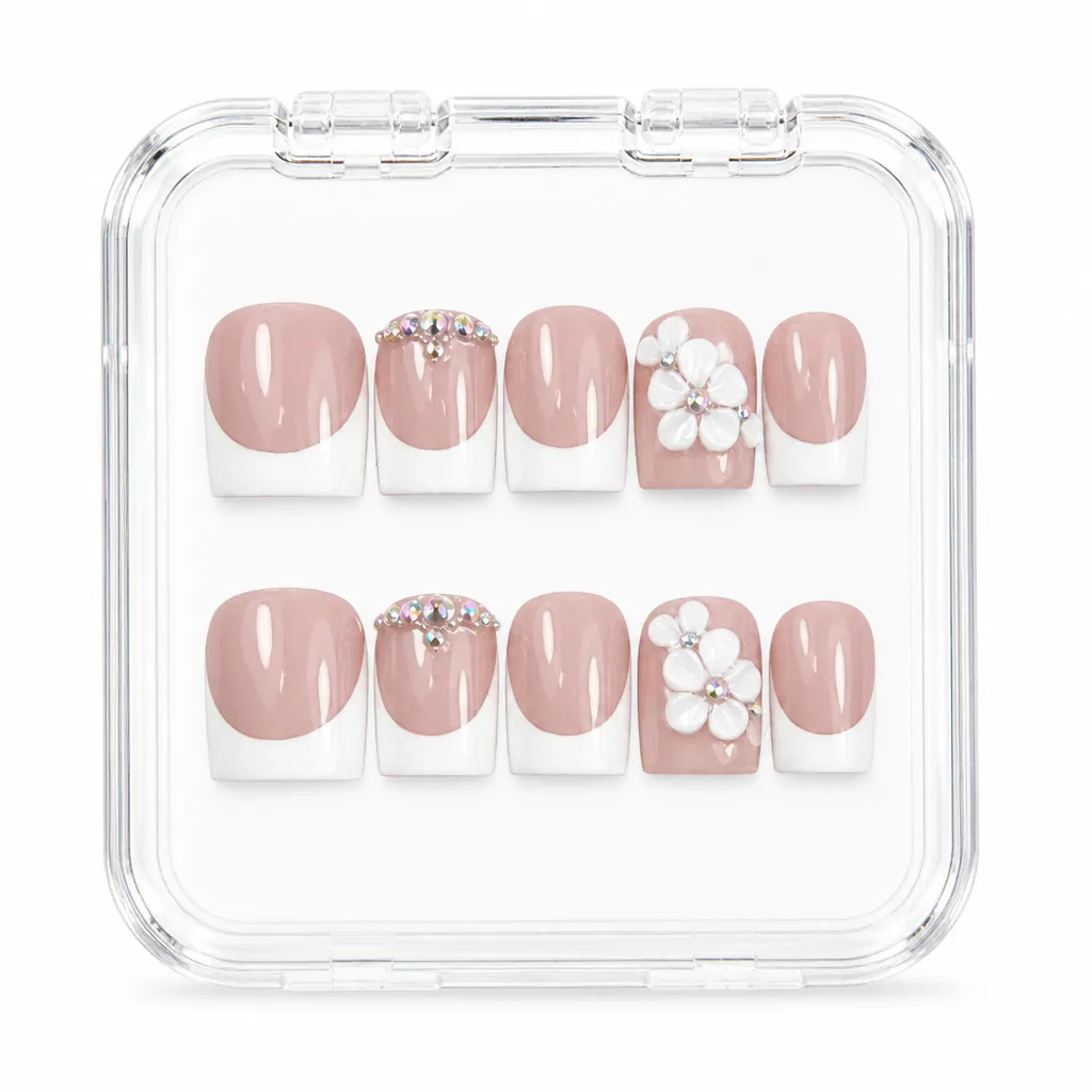 Blush Elegance Collection – Xưởng gia công Nailbox Sỉ thủ công