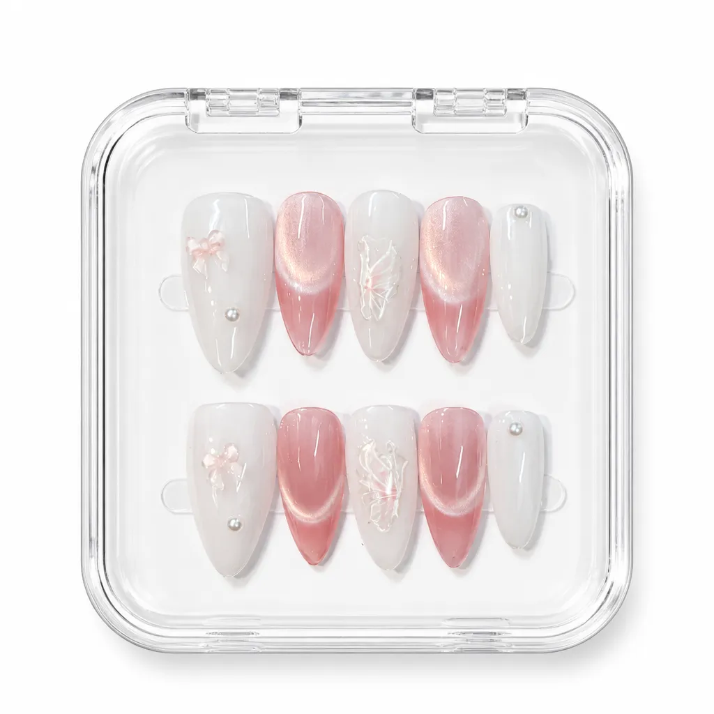 Blush Ethereal – Xưởng gia công Nailbox Sỉ thủ công