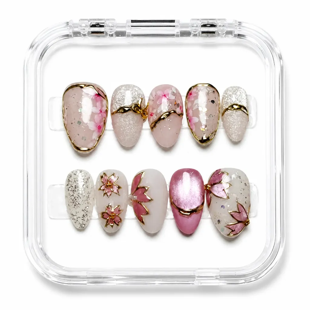 Blush Radiance Almond – Xưởng gia công Nailbox Sỉ thủ công