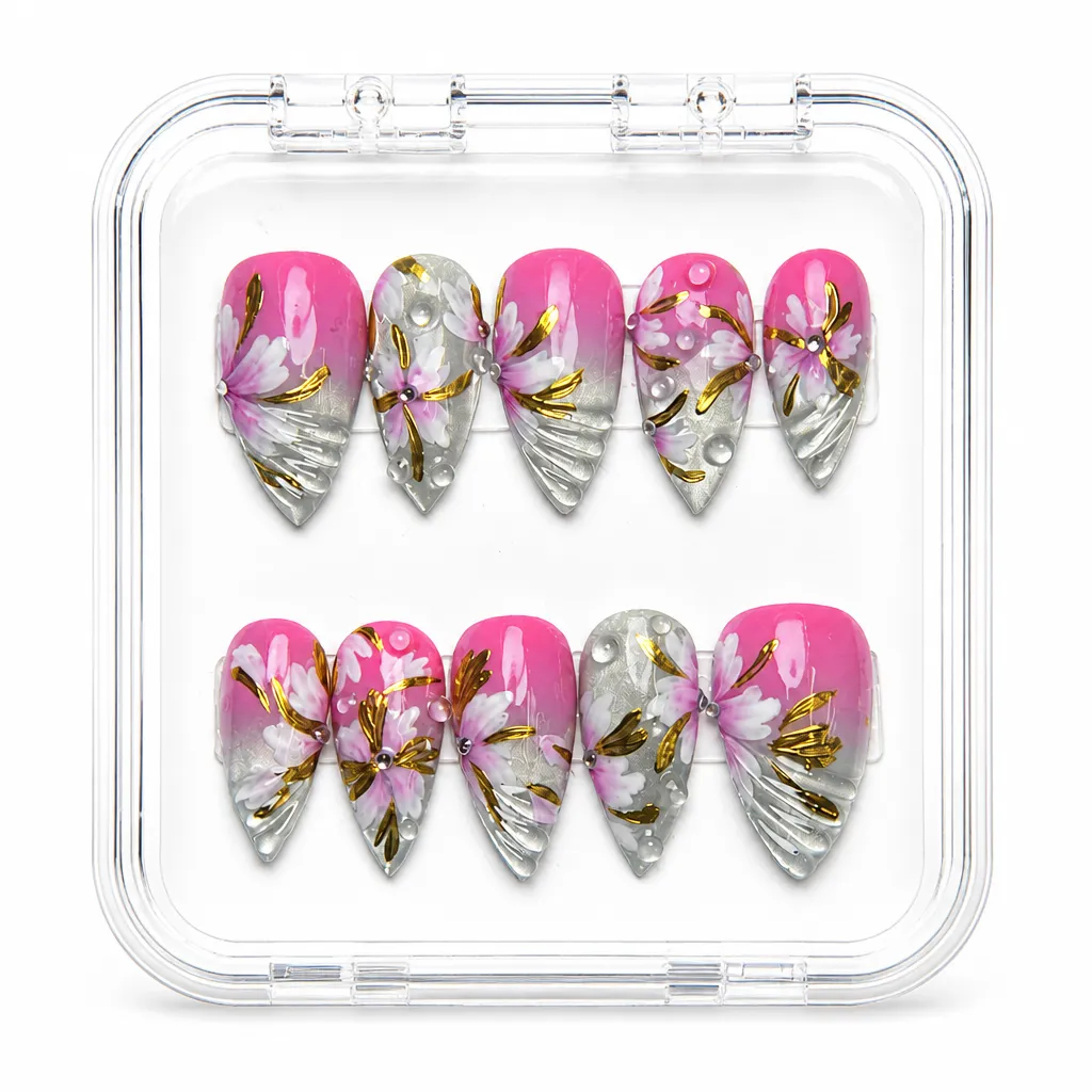Botanical Bloom – Xưởng gia công Nailbox Sỉ thủ công