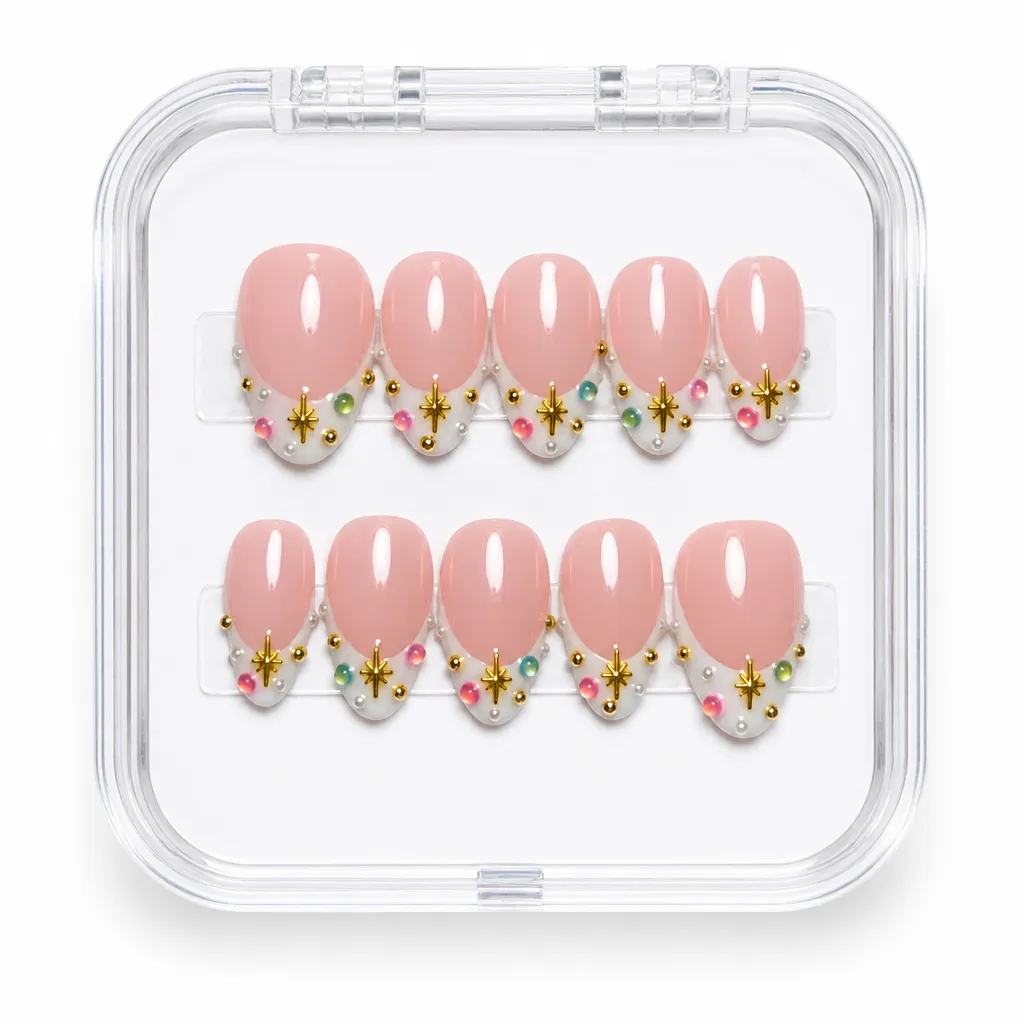 Botanical Blush Coffin – Xưởng gia công Nailbox Sỉ thủ công