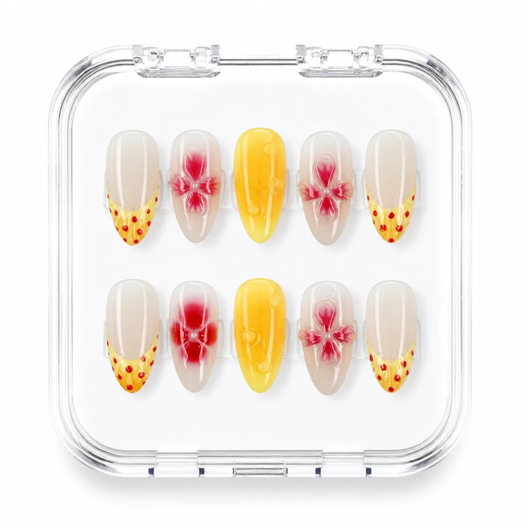 Botanical Elegance – Xưởng gia công Nailbox Sỉ thủ công