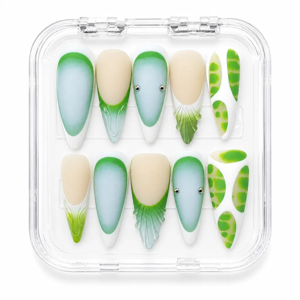 Botanical Gradient – Xưởng gia công Nailbox Sỉ thủ công