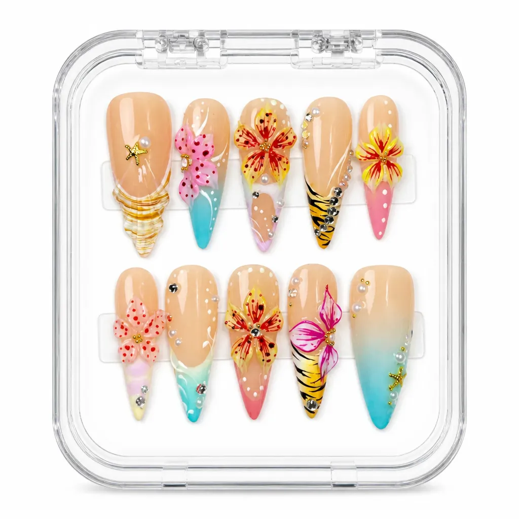 Botanical Gradient – Xưởng gia công Nailbox Sỉ thủ công