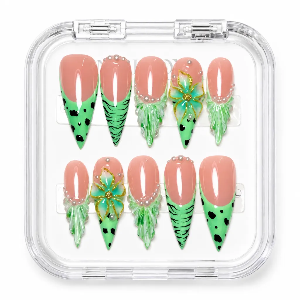 Botanical Luxe Coffin – Xưởng gia công Nailbox Sỉ thủ công
