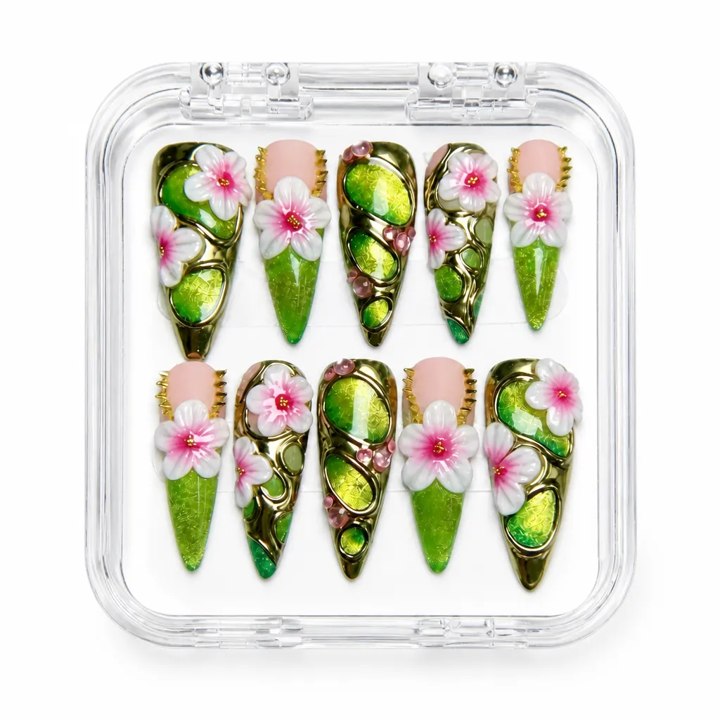 Botanical Radiance – Xưởng gia công Nailbox Sỉ thủ công