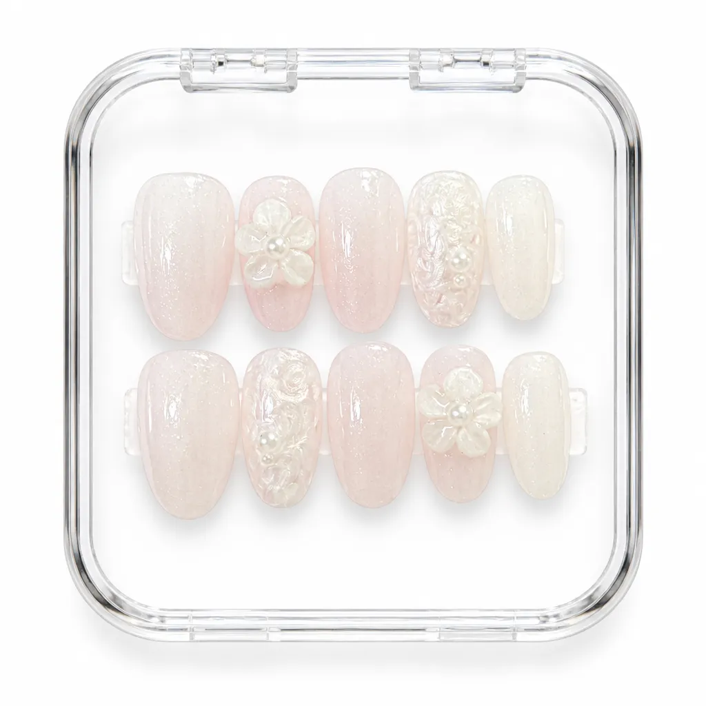 Bridal Lace Dream – Xưởng gia công Nailbox Sỉ thủ công