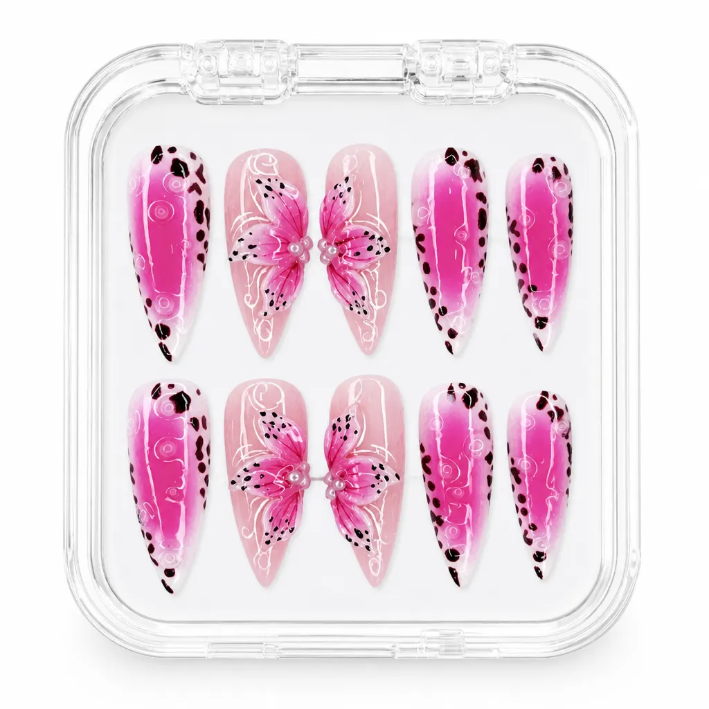 Butterfly Garden Ballerina – Xưởng gia công Nailbox Sỉ thủ công