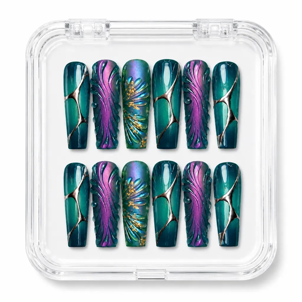 Celestial Aurora – Xưởng gia công Nailbox Sỉ thủ công