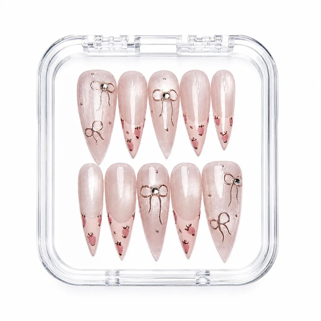 Celestial Bow Stiletto – Xưởng gia công Nailbox Sỉ thủ công