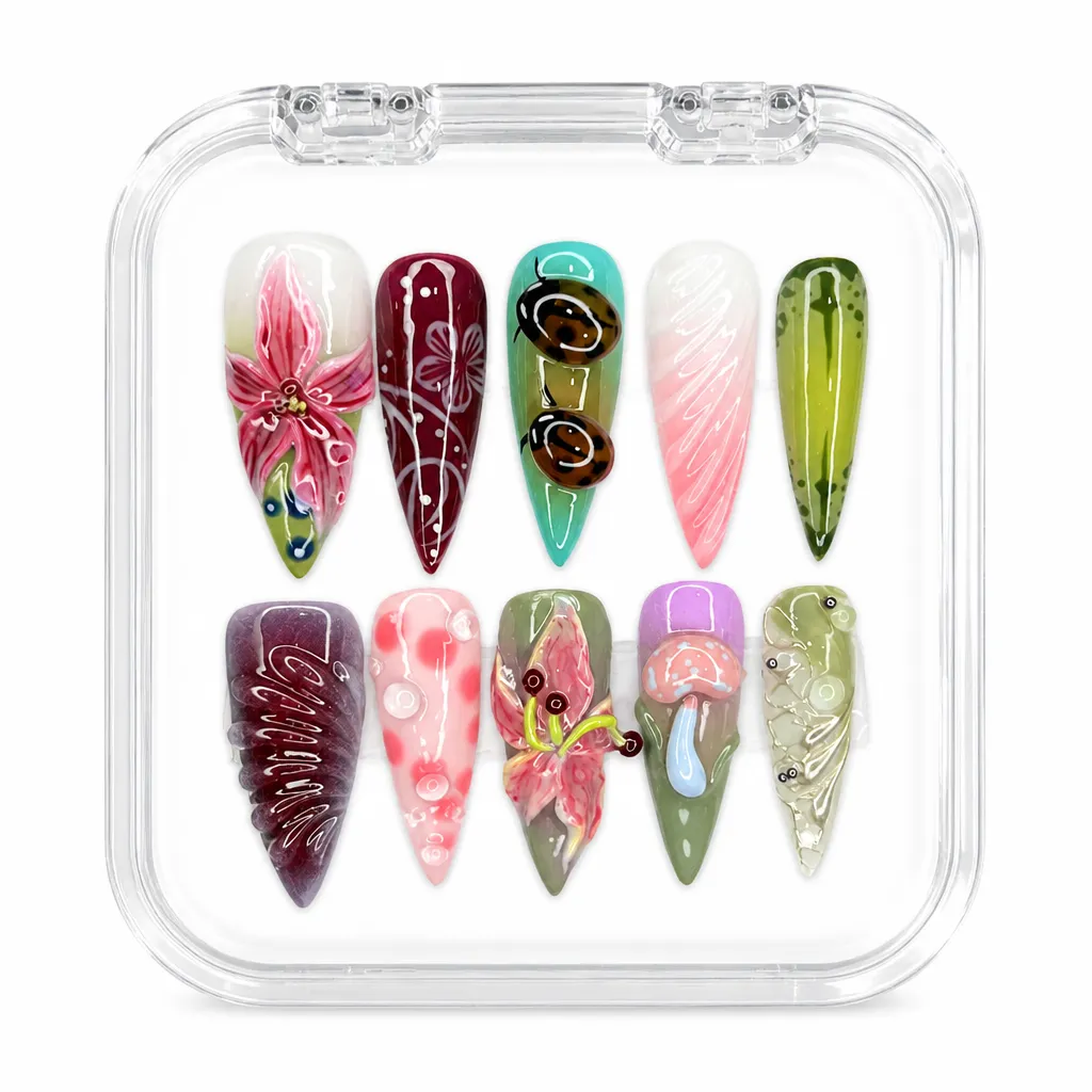 Celestial Garden Stilettos – Xưởng gia công Nailbox Sỉ thủ công