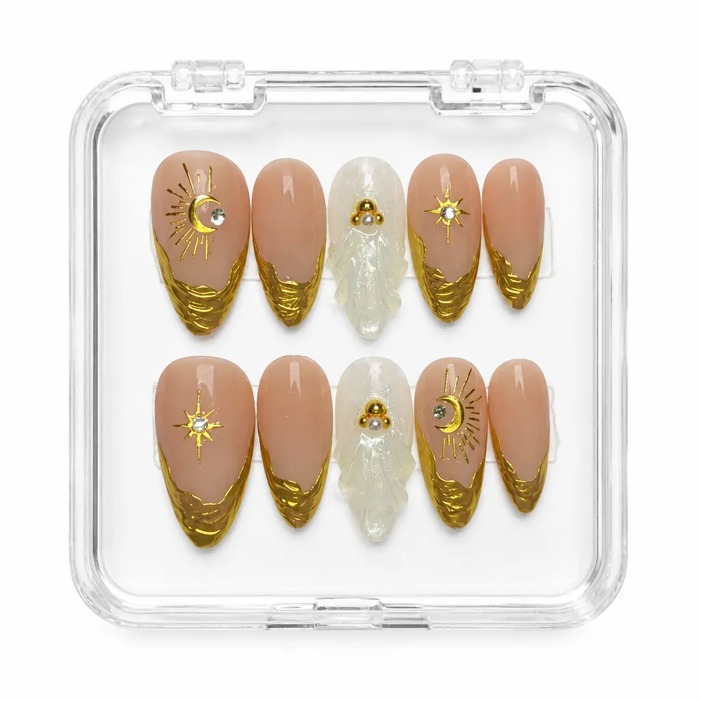 Celestial Gold Luxury – Xưởng gia công Nailbox Sỉ thủ công