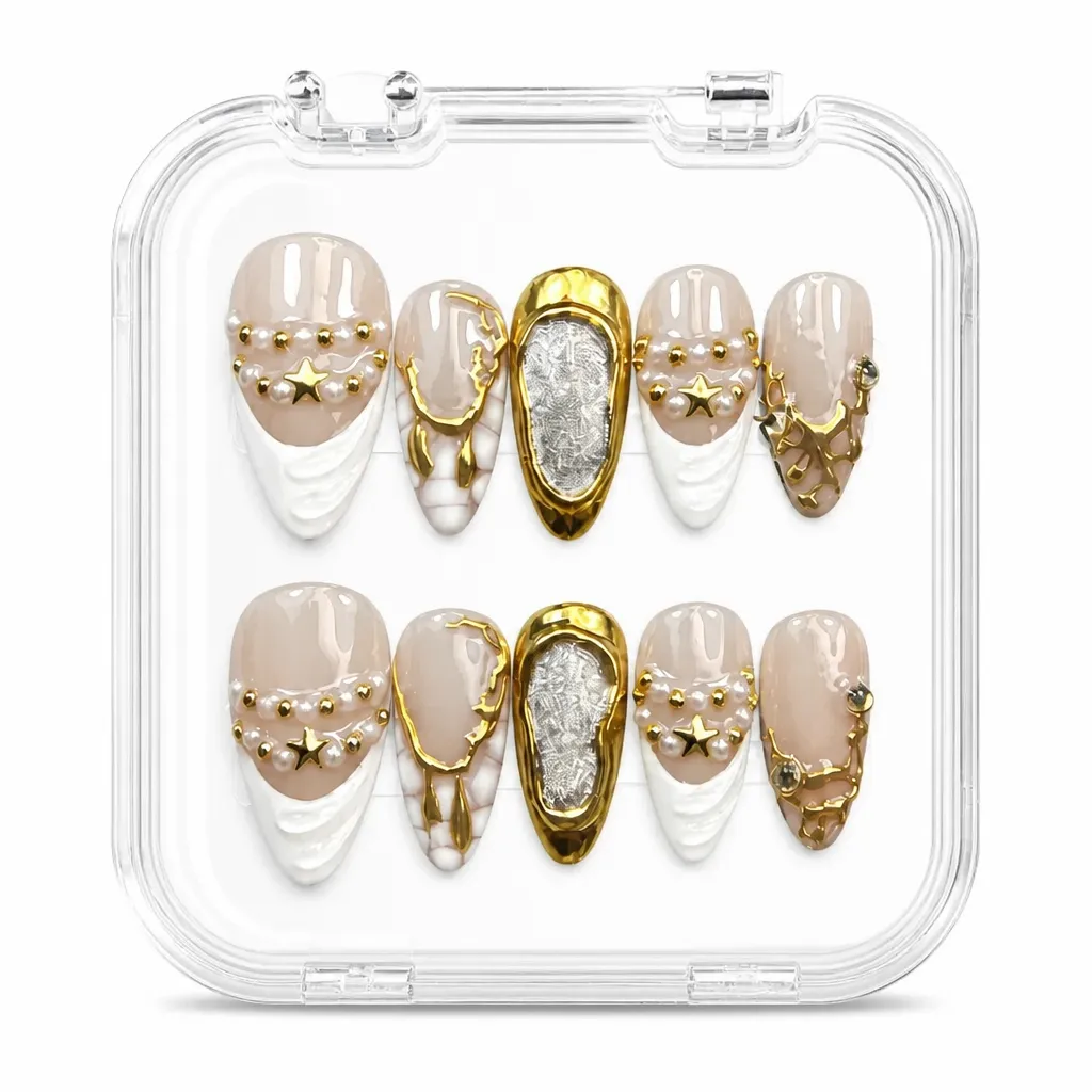 Celestial Gold Melting – Xưởng gia công Nailbox Sỉ thủ công