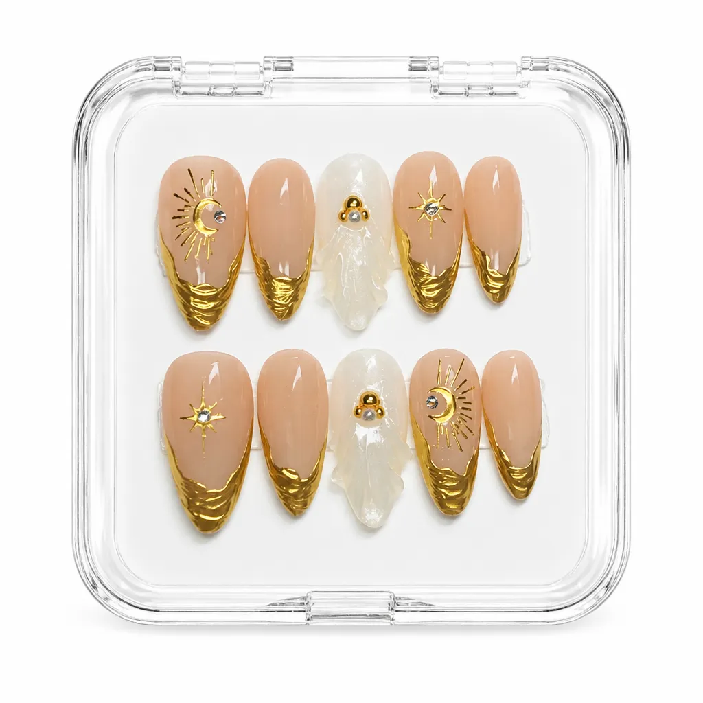 Celestial Gold Royalty – Xưởng gia công Nailbox Sỉ thủ công
