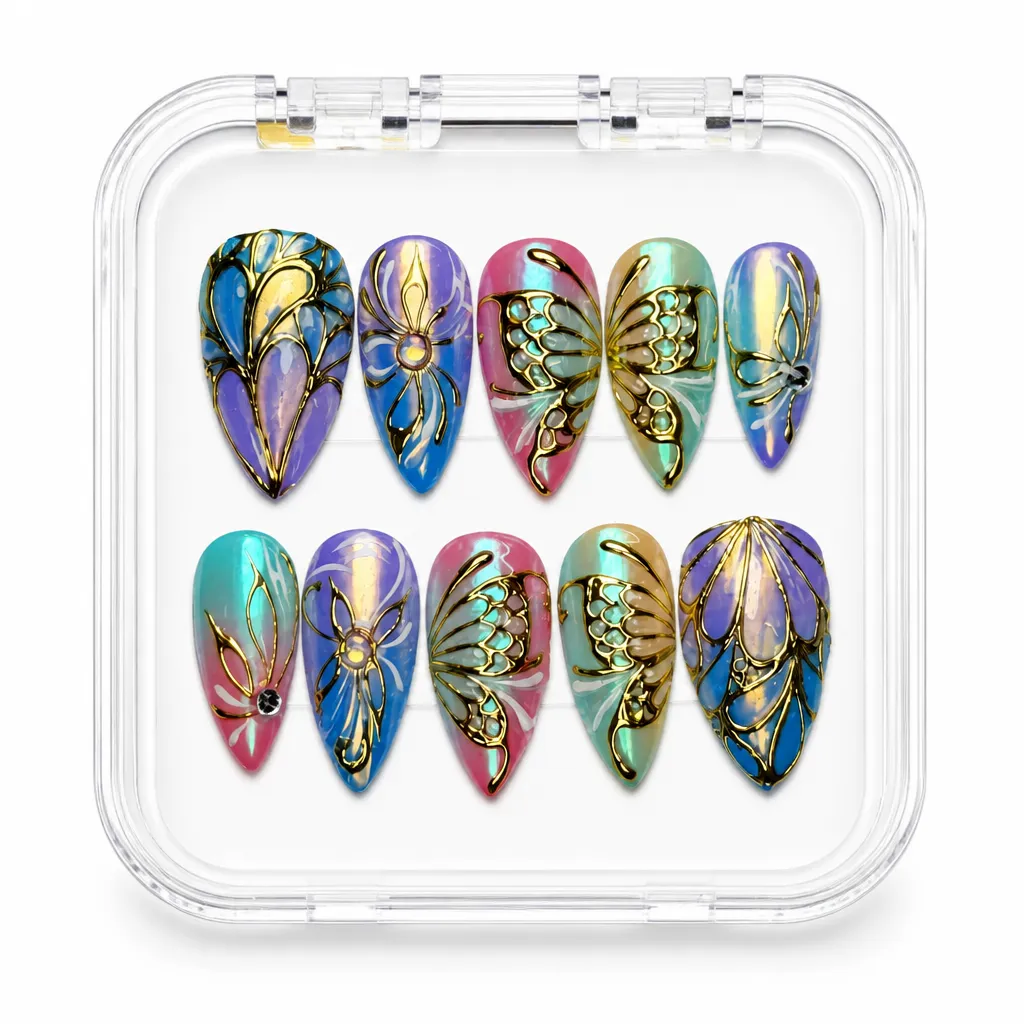Celestial Iris – Xưởng gia công Nailbox Sỉ thủ công