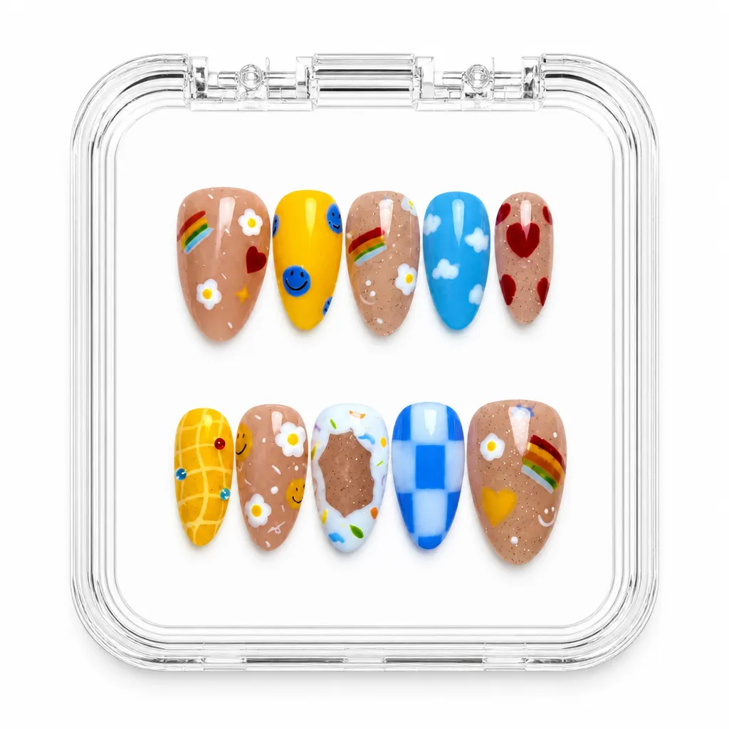 Celestial Mosaic – Xưởng gia công Nailbox Sỉ thủ công