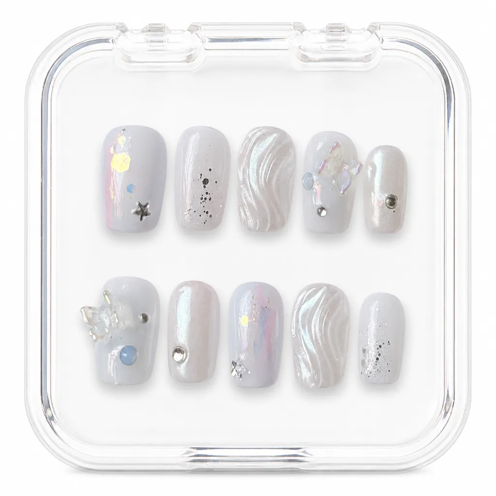 Celestial Pearl Mist – Xưởng gia công Nailbox Sỉ thủ công