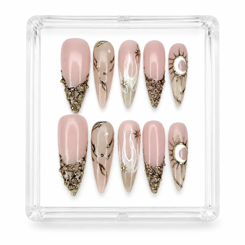 Celestial Pink – Xưởng gia công Nailbox Sỉ thủ công