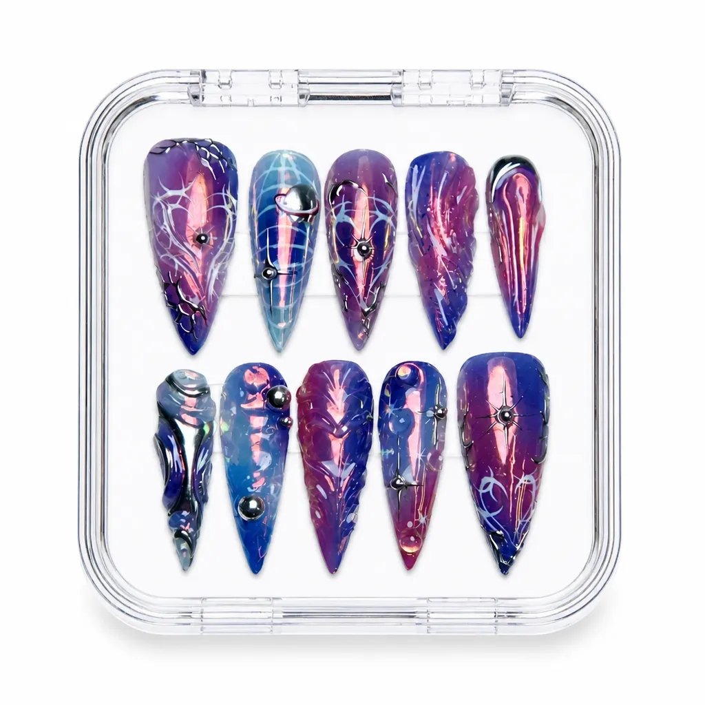 Celestial Plumage – Xưởng gia công Nailbox Sỉ thủ công
