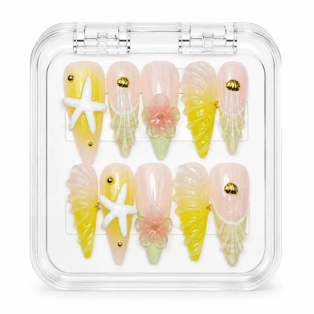 Chartreuse Starfish – Xưởng gia công Nailbox Sỉ thủ công