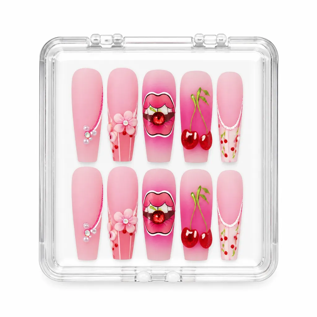 Cherry Blossom Ballerina – Xưởng gia công Nailbox Sỉ thủ công