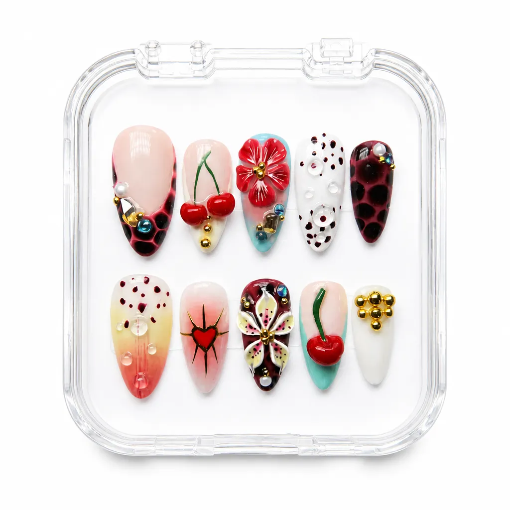 Cherry Blossom Eclectic – Xưởng gia công Nailbox Sỉ thủ công