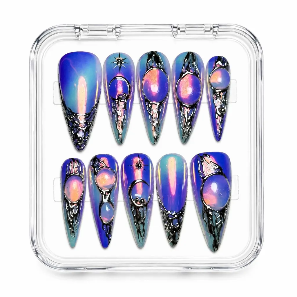 Chic Cosmic Aurora – Xưởng gia công Nailbox Sỉ thủ công