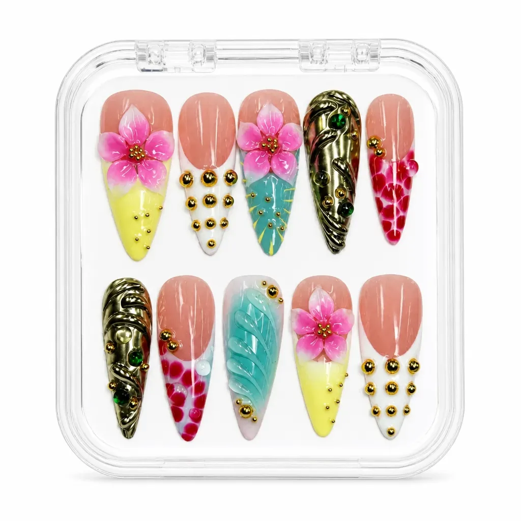 Chic Luxe Stiletto – Xưởng gia công Nailbox Sỉ thủ công