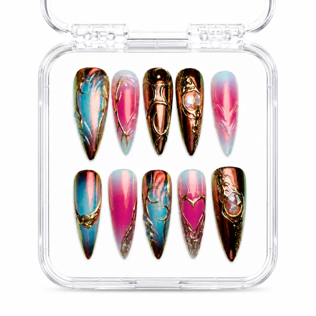 Chromatic Flame – Xưởng gia công Nailbox Sỉ thủ công