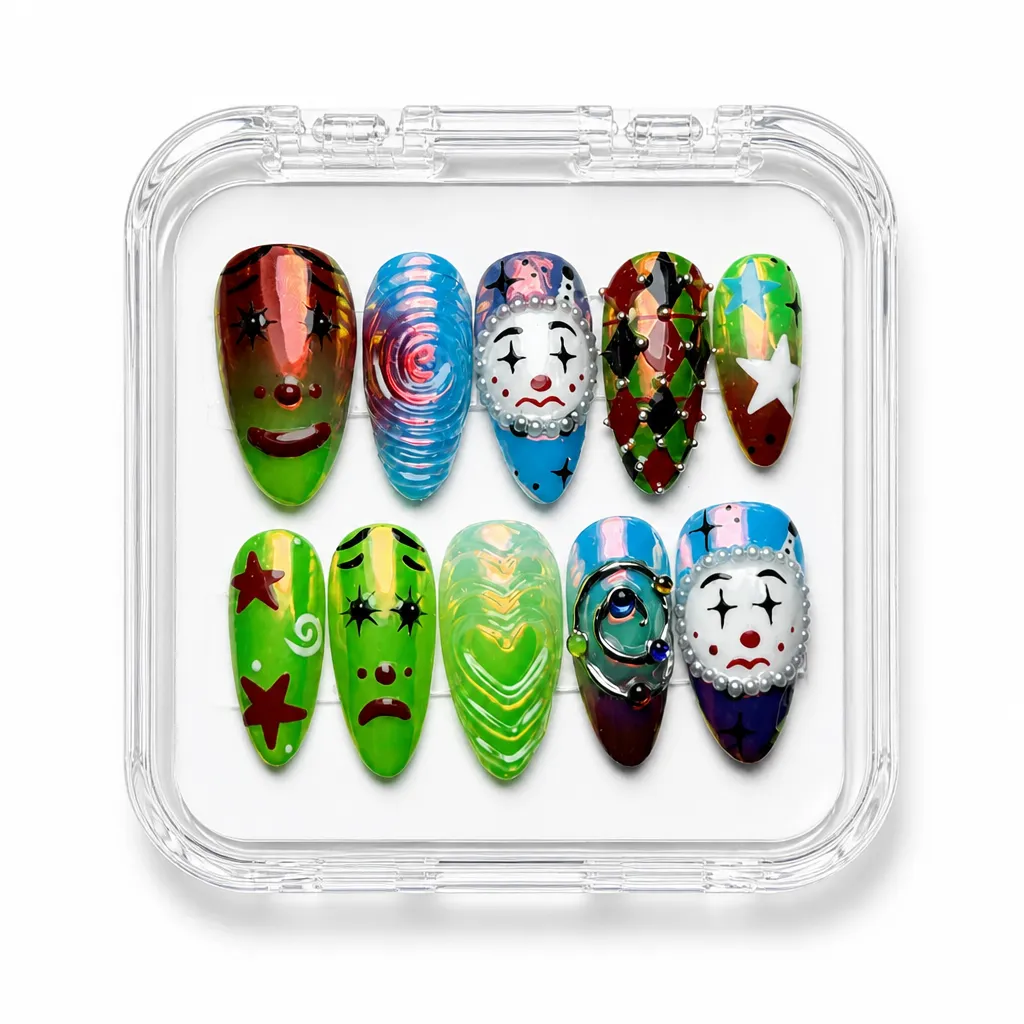 Chromatic Mosaic – Xưởng gia công Nailbox Sỉ thủ công