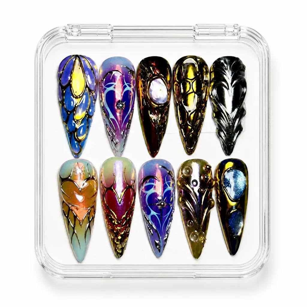 Chromatic Sunset Gold – Xưởng gia công Nailbox Sỉ thủ công