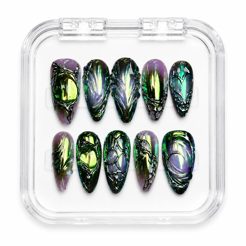Chromatic Venom Web – Xưởng gia công Nailbox Sỉ thủ công