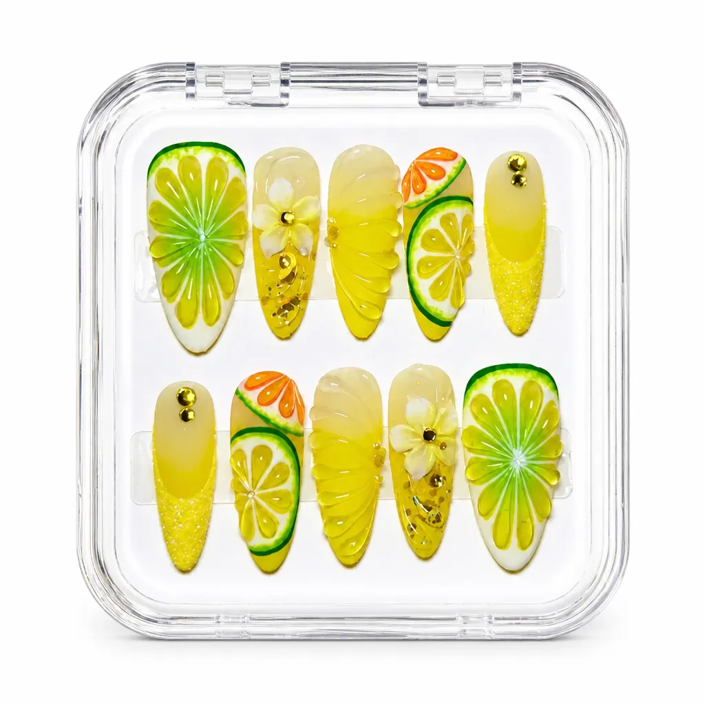 Citrus Allure – Xưởng gia công Nailbox Sỉ thủ công